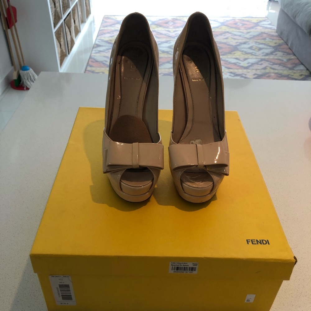 Pinkish/ Nude Fendi Pumps!